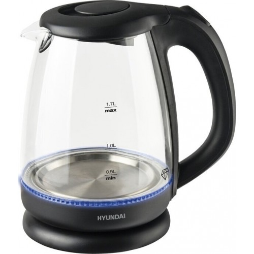 Электрочайник Hyundai HYK-G1001 (черный) 9