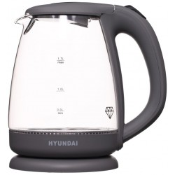Электрочайник Hyundai HYK-G1003 (серый)
