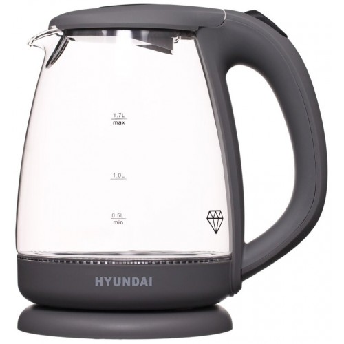 Электрочайник Hyundai HYK-G1003 (серый) 