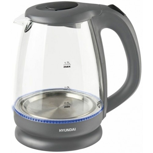 Электрочайник Hyundai HYK-G1003 (серый) 8