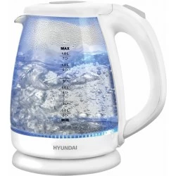 Электрочайник Hyundai HYK-G2001 (белый)