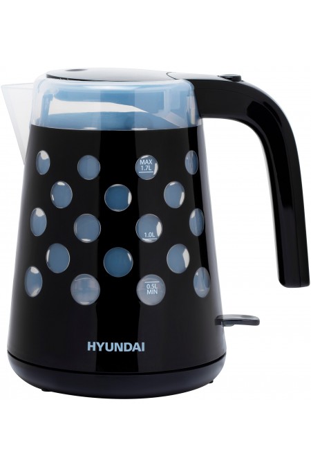 Электрочайник Hyundai HYK-G2012 (черный/прозрачный) 