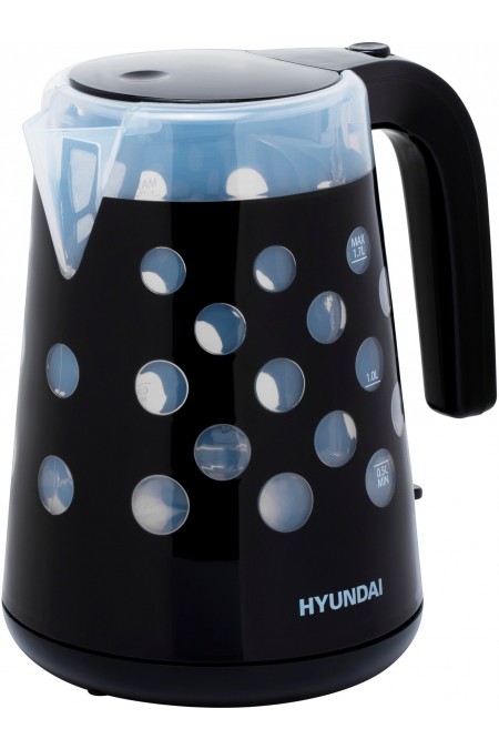 Электрочайник Hyundai HYK-G2012 (черный/прозрачный) 1