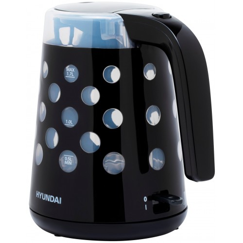 Электрочайник Hyundai HYK-G2012 (черный/прозрачный) 5