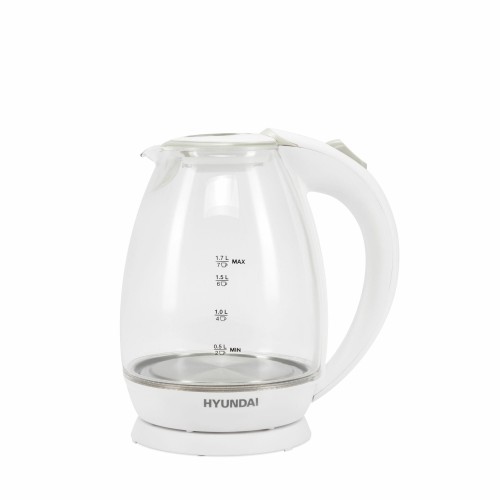 Электрочайник Hyundai HYK-G2409 (белый/серебристый) 6