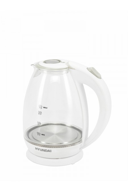 Электрочайник Hyundai HYK-G2409 (белый/серебристый) 8