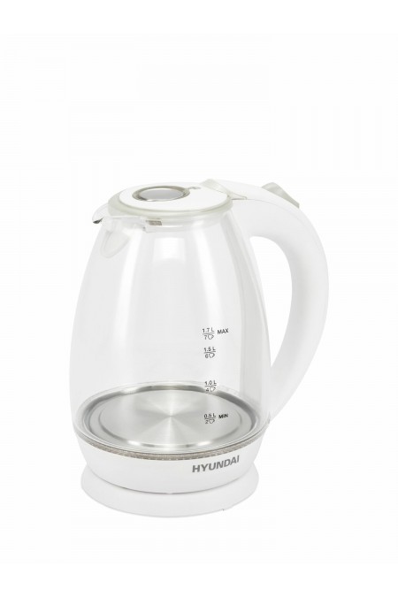 Электрочайник Hyundai HYK-G2409 (белый/серебристый) 9