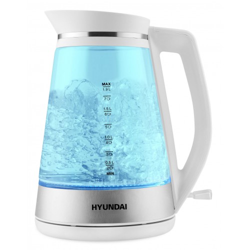 Электрочайник Hyundai HYK-G3037 (белый) 5