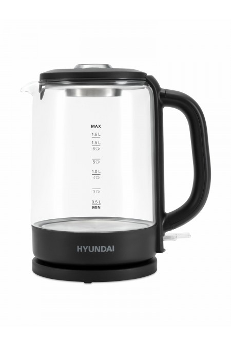 Электрочайник Hyundai HYK-G3402 (серый/серебристый) 4