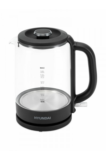 Электрочайник Hyundai HYK-G3402 (серый/серебристый) 6