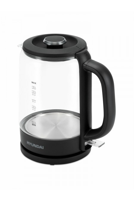 Электрочайник Hyundai HYK-G3402 (серый/серебристый) 8