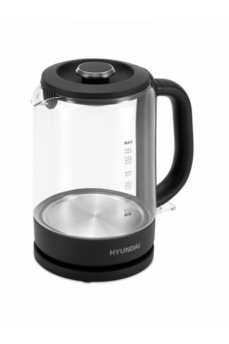 Электрочайник Hyundai HYK-G3402 (серый/серебристый) 9