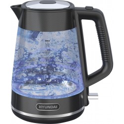 Электрочайник Hyundai HYK-G3503 (черный/серебристый)