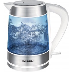 Электрочайник Hyundai HYK-G3606 (белый/серебристый)