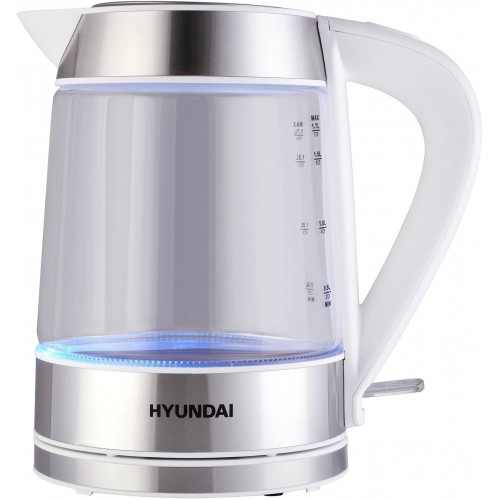 Электрочайник Hyundai HYK-G3606 (белый/серебристый) 3