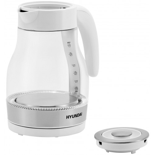 Электрочайник Hyundai HYK-G3802 (белый) 1