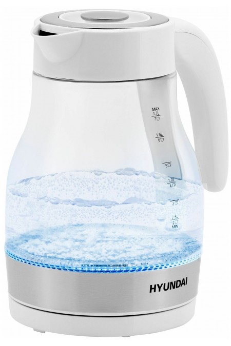 Электрочайник Hyundai HYK-G3802 (белый) 5