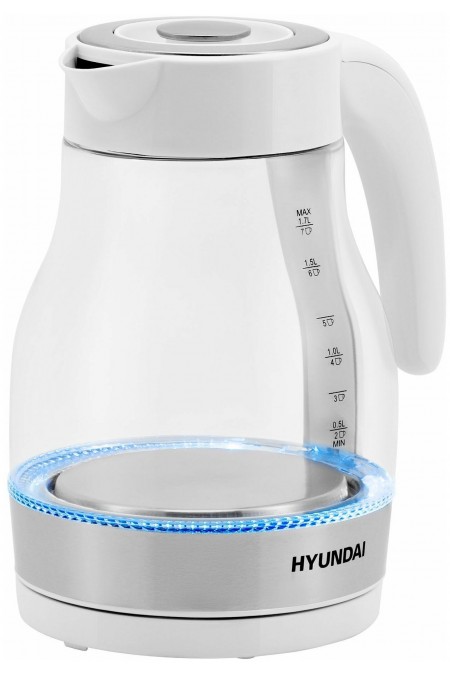 Электрочайник Hyundai HYK-G3802 (белый) 6