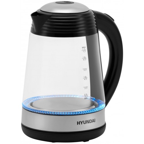 Электрочайник Hyundai HYK-G3803 (черный/серебристый) 2