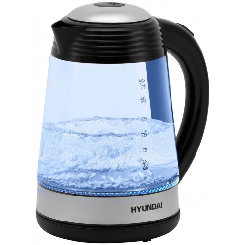 Электрочайник Hyundai HYK-G3803 (черный/серебристый) 3