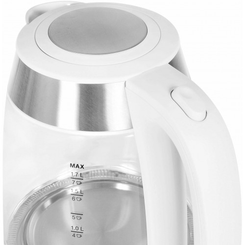 Электрочайник Hyundai HYK-G4033 (белый/серебристый) 2