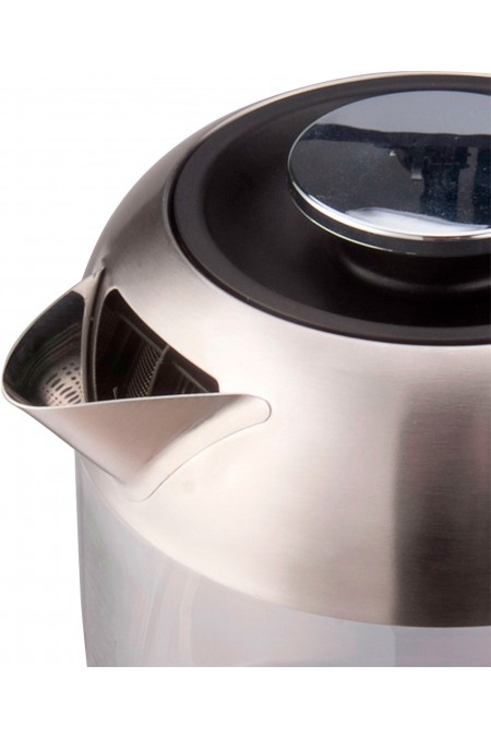 Электрочайник Hyundai HYK-G4034 (черный/серебристый) 1