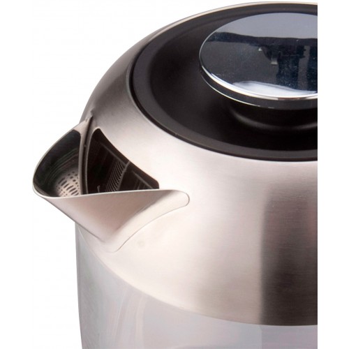 Электрочайник Hyundai HYK-G4034 (черный/серебристый) 1