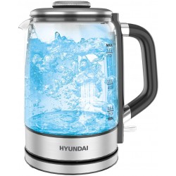 Электрочайник Hyundai HYK-G5501 (серебристый/черный)