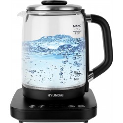 Электрочайник Hyundai HYK-G5506 (черный/серебристый)