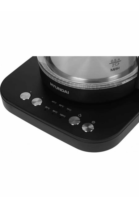 Электрочайник Hyundai HYK-G5506 (черный/серебристый) 1