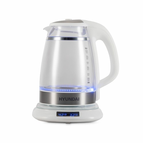 Электрочайник Hyundai HYK-G5507 (белый/серебристый) 7