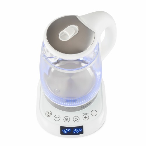 Электрочайник Hyundai HYK-G5507 (белый/серебристый) 9