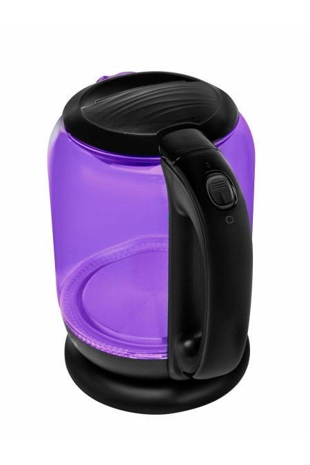 Электрочайник Hyundai HYK-G5809 (черный/фиолетовый) 