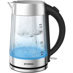 Электрочайник Hyundai HYK-G7405 (черный/серебристый)