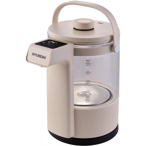 Электрочайник Hyundai HYK-G7700 (кремовый/черный) 2