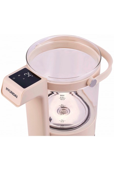Электрочайник Hyundai HYK-G7700 (кремовый/черный) 3