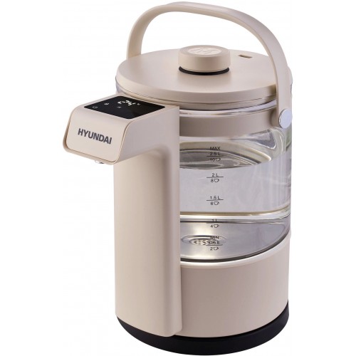 Электрочайник Hyundai HYK-G7700 (кремовый/черный) 3