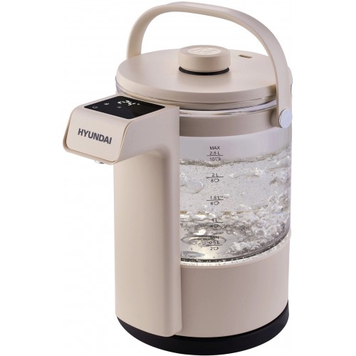 Электрочайник Hyundai HYK-G7700 (кремовый/черный) 4