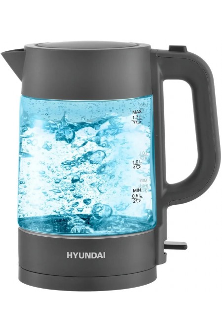 Электрочайник Hyundai HYK-G7707 (графит) 2