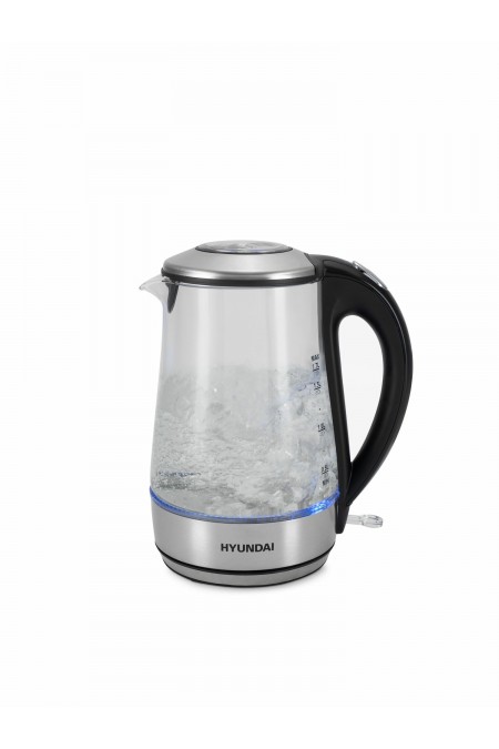 Электрочайник Hyundai HYK-G8406 (черный/серебристый) 2