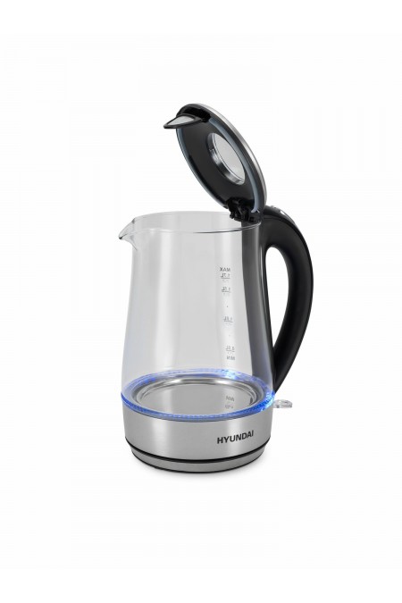 Электрочайник Hyundai HYK-G8406 (черный/серебристый) 3