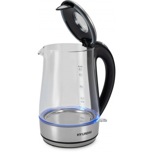 Электрочайник Hyundai HYK-G8406 (черный/серебристый) 8