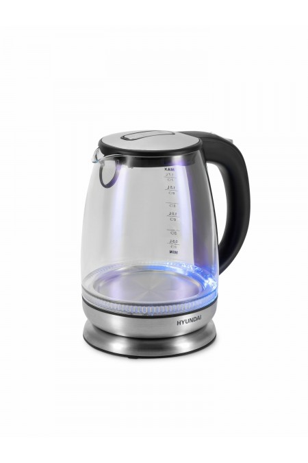 Электрочайник Hyundai HYK-G8800 (черный/серебристый) 5