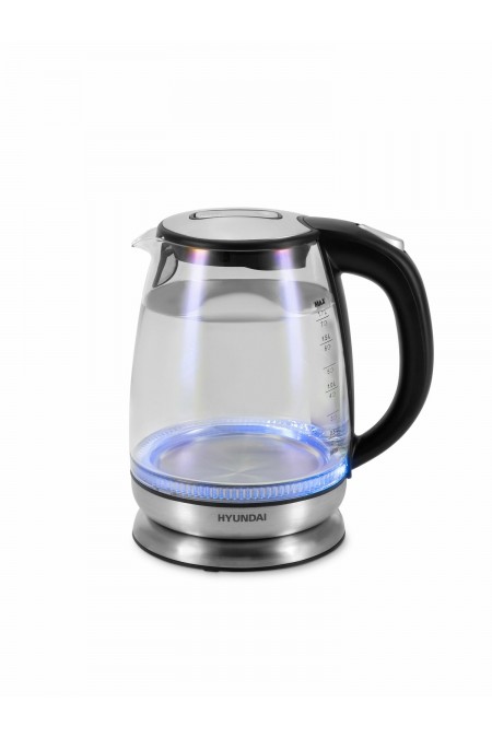 Электрочайник Hyundai HYK-G8800 (черный/серебристый) 6