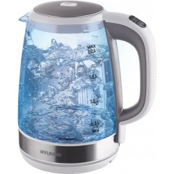 Электрочайник Hyundai HYK-G8880 (серый/серебристый)