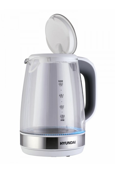 Электрочайник Hyundai HYK-G8880 (серый/серебристый) 7