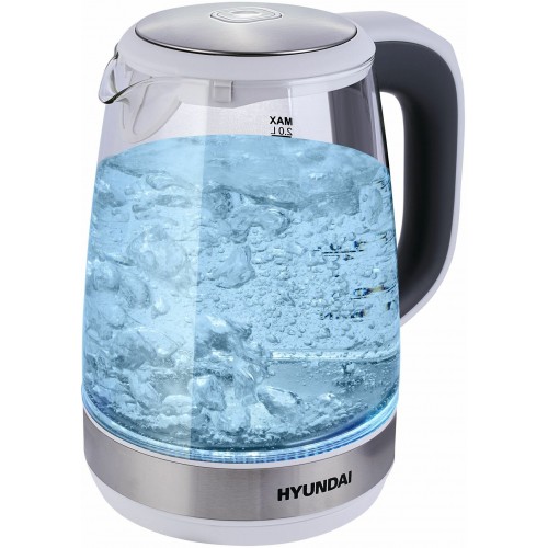 Электрочайник Hyundai HYK-G8880 (серый/серебристый) 8