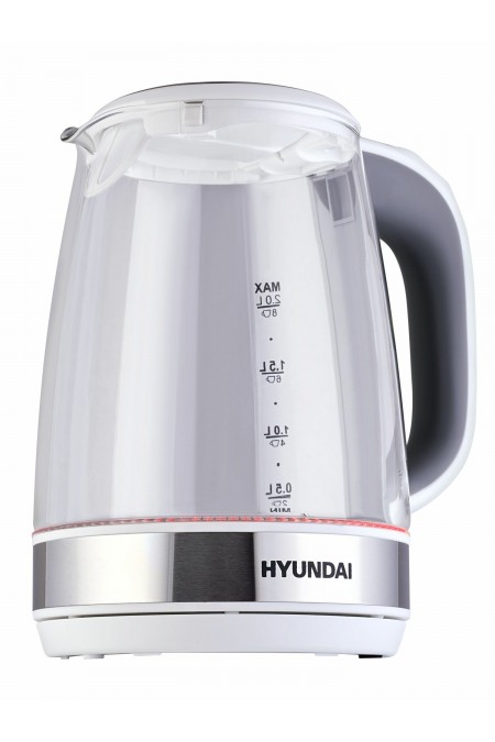 Электрочайник Hyundai HYK-G8880 (серый/серебристый) 9