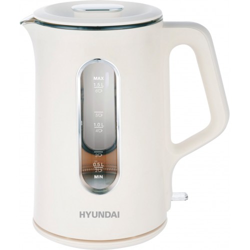 Электрочайник Hyundai HYK-G8888 (кремовый) 1