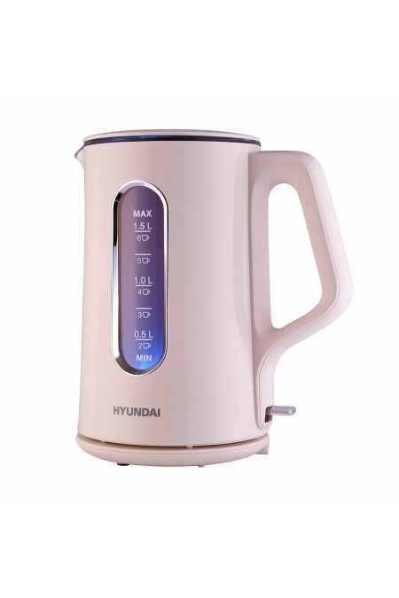 Электрочайник Hyundai HYK-G8888 (кремовый) 6